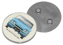 Ford Consul Capri 1961-62 Round Fridge Magnet